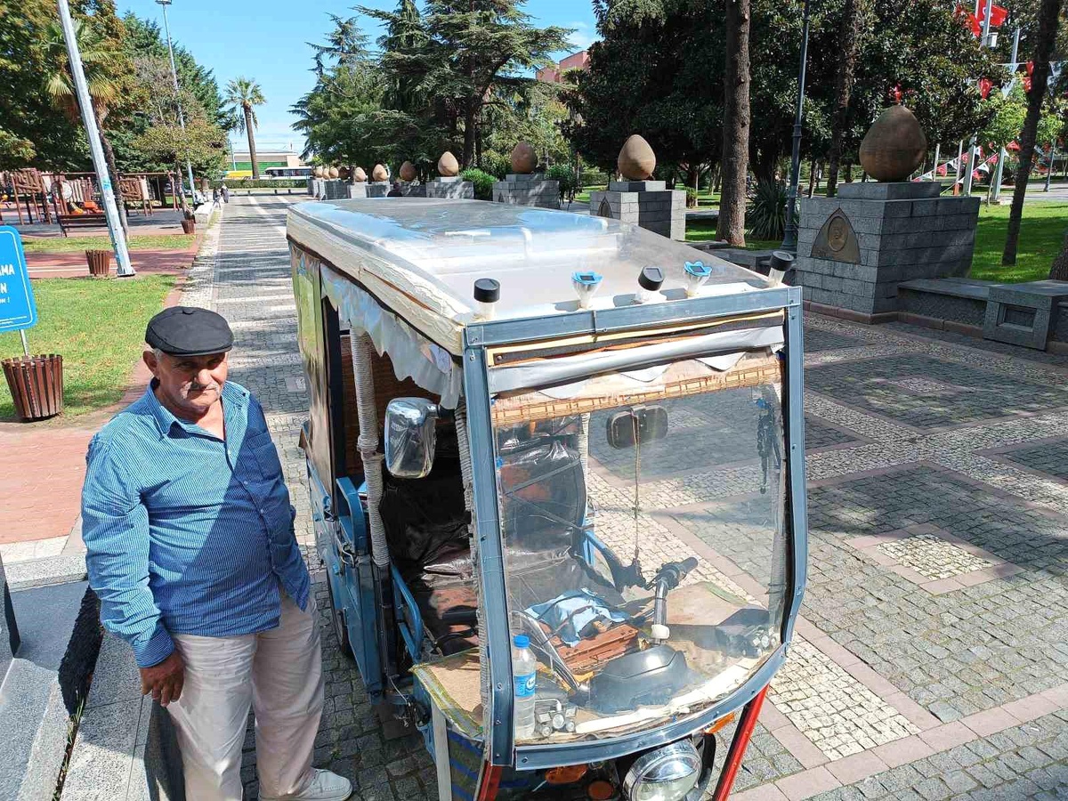 Samsunlu Yaşlı Adamın Güneş Enerjili Motosiklet Çözümü