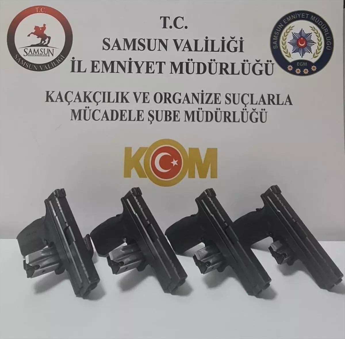 Samsun\'da Silah Kaçakçılığı Operasyonu