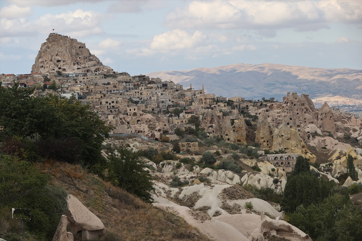 Uçhisar Kalesi\'ni 211 Bin Tourist Ziyaret Etti