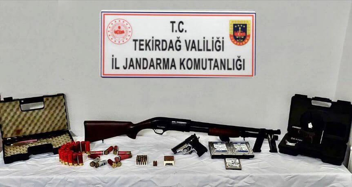 Tekirdağ\'da Ruhsatsız Silah Operasyonu