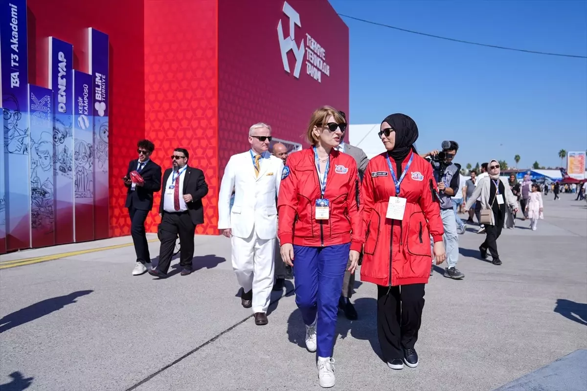 Jill Morris TEKNOFEST\'i Ziyaret Etti