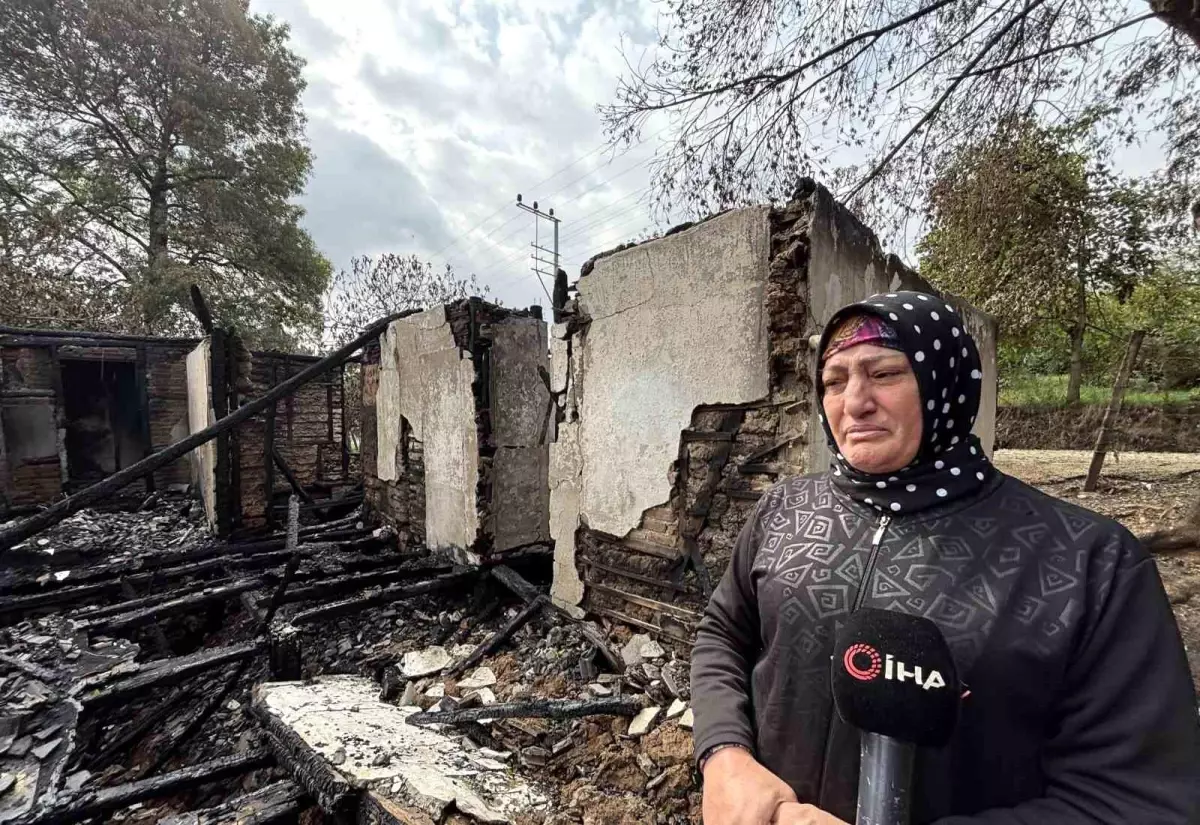 Acılı Anne Yangında Oğlunun Hatıralarını Kaybetti