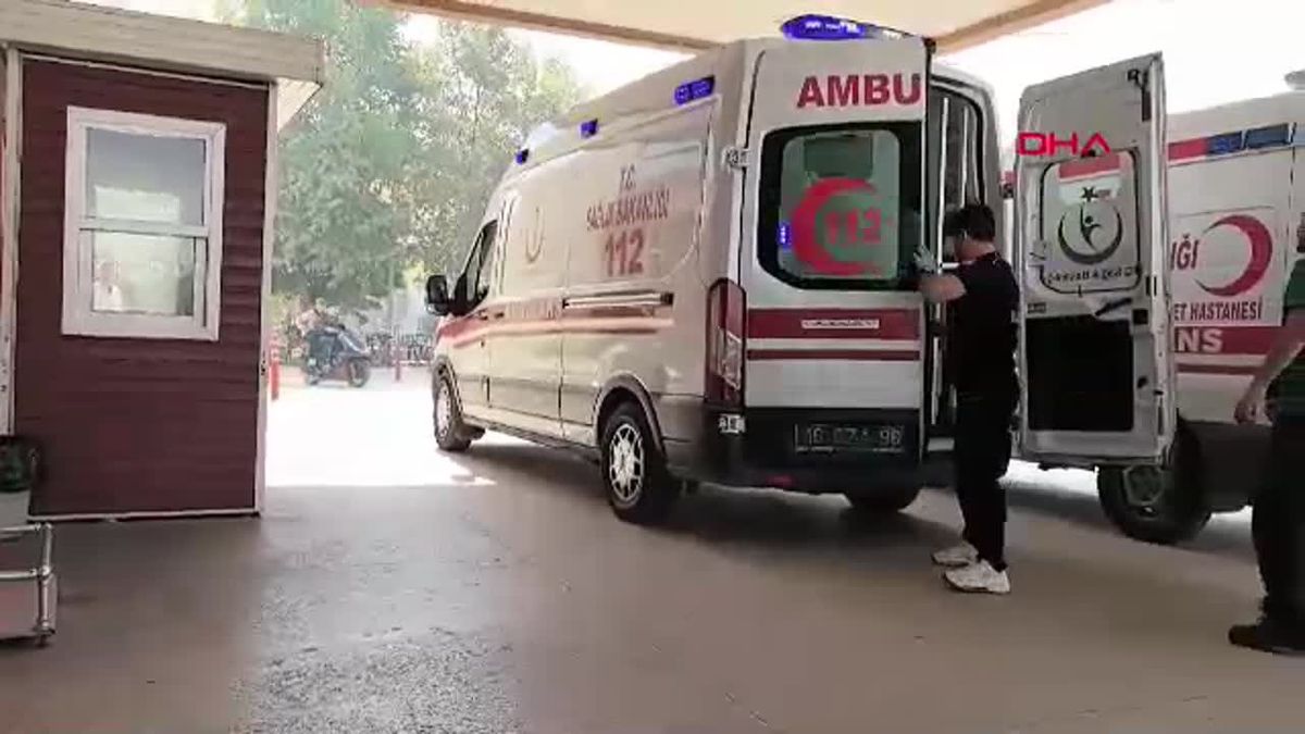 İnegöl\'de Düşen İşçi Ağır Yaralandı