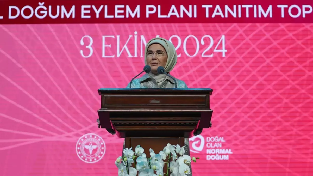 Emine Erdoğan\'dan anne adaylarına \'normal doğum\' çağrısı