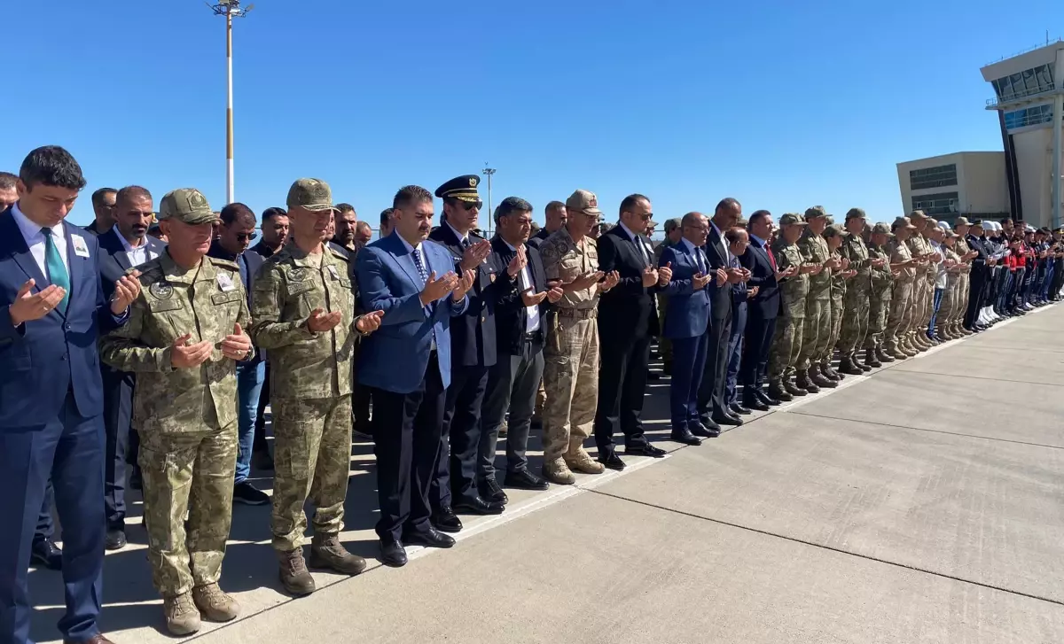 Kazada şehit olan uzman çavuş, memleketine uğurlandı