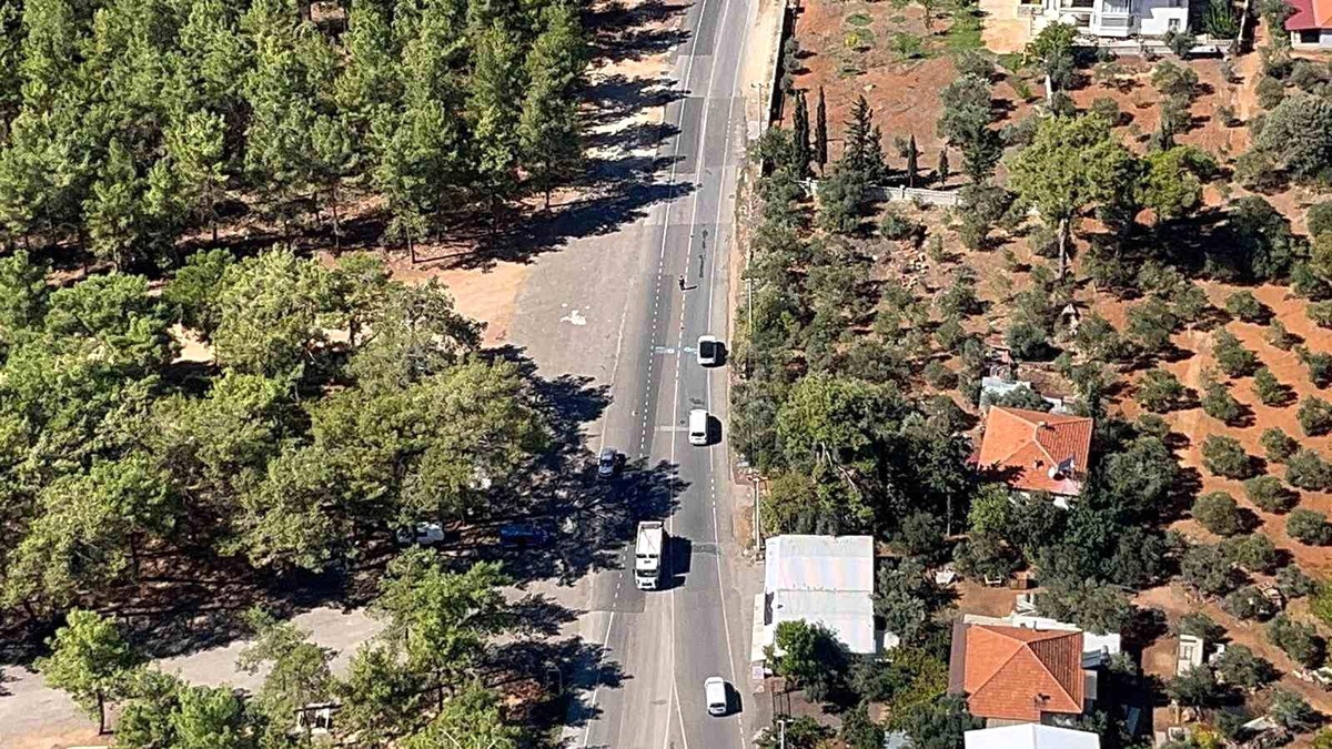 Antalya\'da Havadan Trafik Denetimi