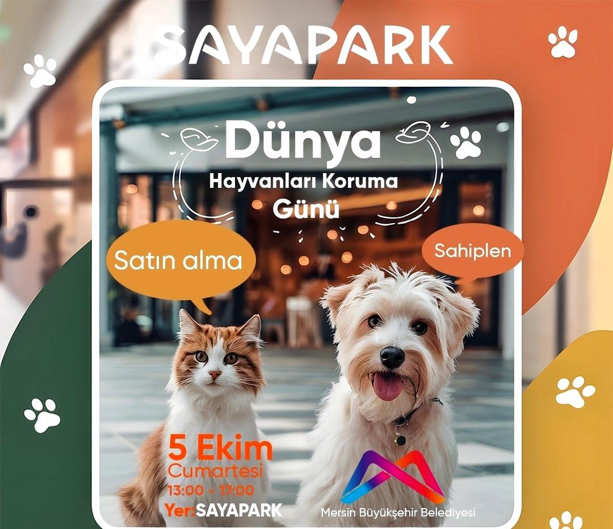 Mersin\'de Sokak Hayvanları İçin Sahiplenme Etkinliği Düzenleniyor
