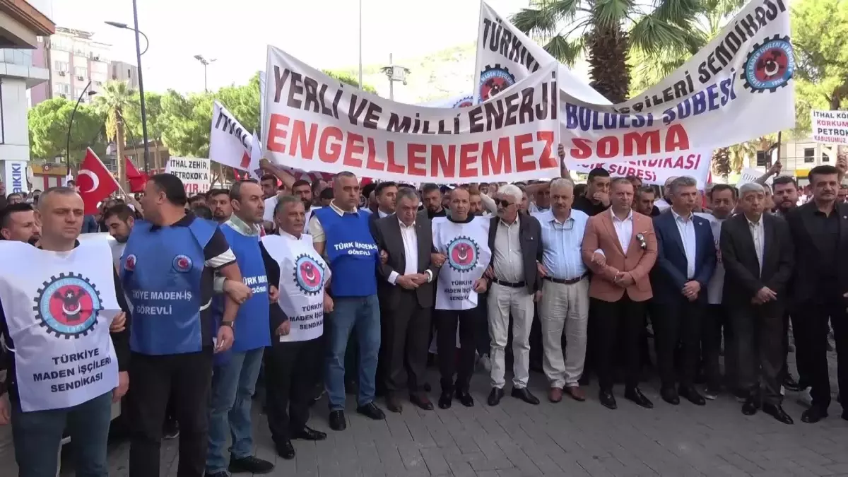 Madenciler İthal Kömürü Protesto Etti