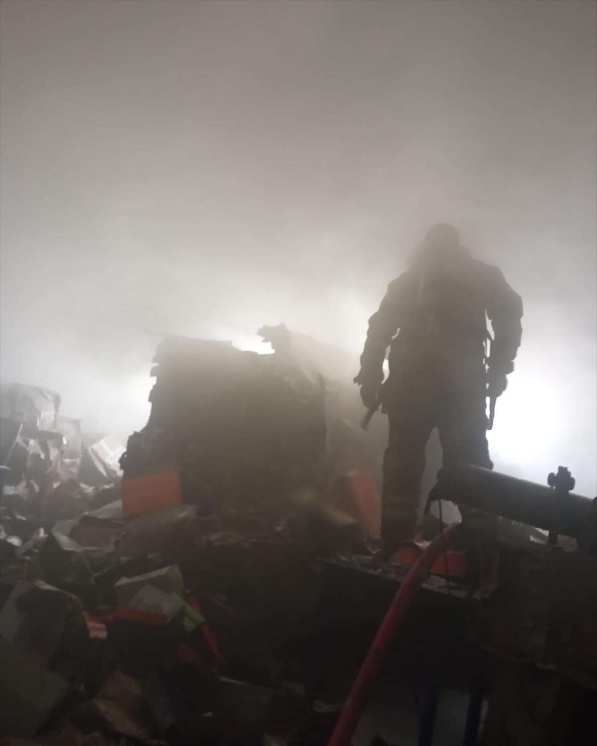 Antakya\'da Okul Depo Yangını