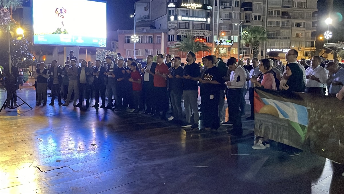 Aydın\'da Filistin\'e Destek Gösterisi