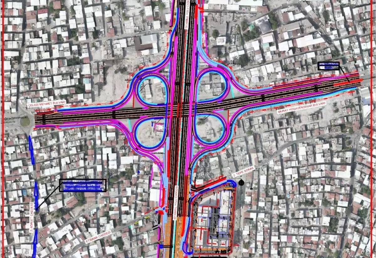 Bursa\'da Beşyol Kavşağı Trafiğe Kapatılıyor