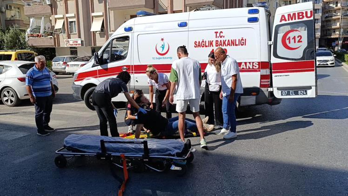Antalya\'da Elektrikli Bisiklet Kazası
