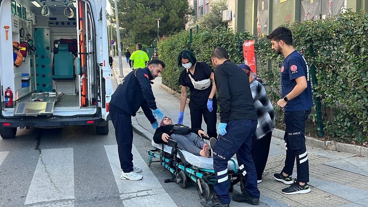 Gebze\'de Otobüs Kadına Çarptı