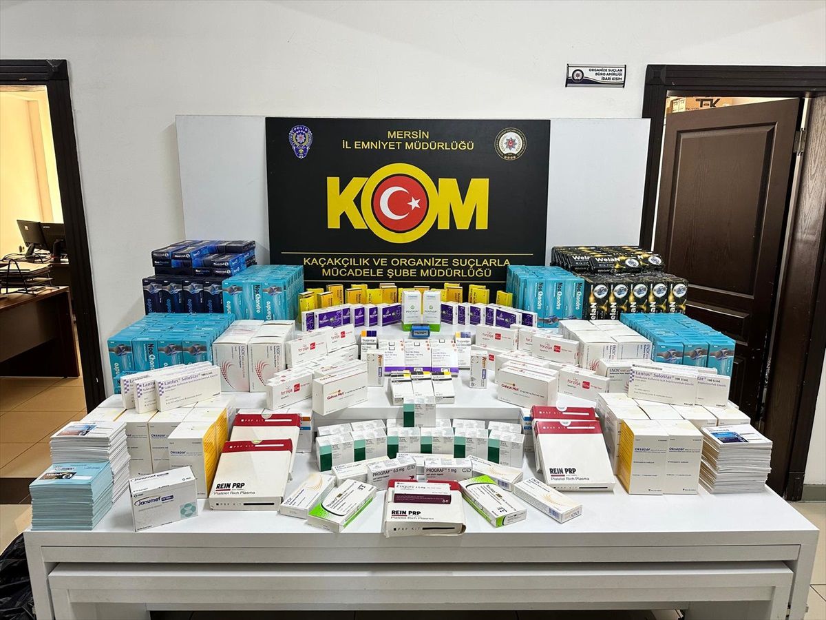 Mersin\'de Yasa Dışı İlaç Operasyonu: 19 Gözaltı