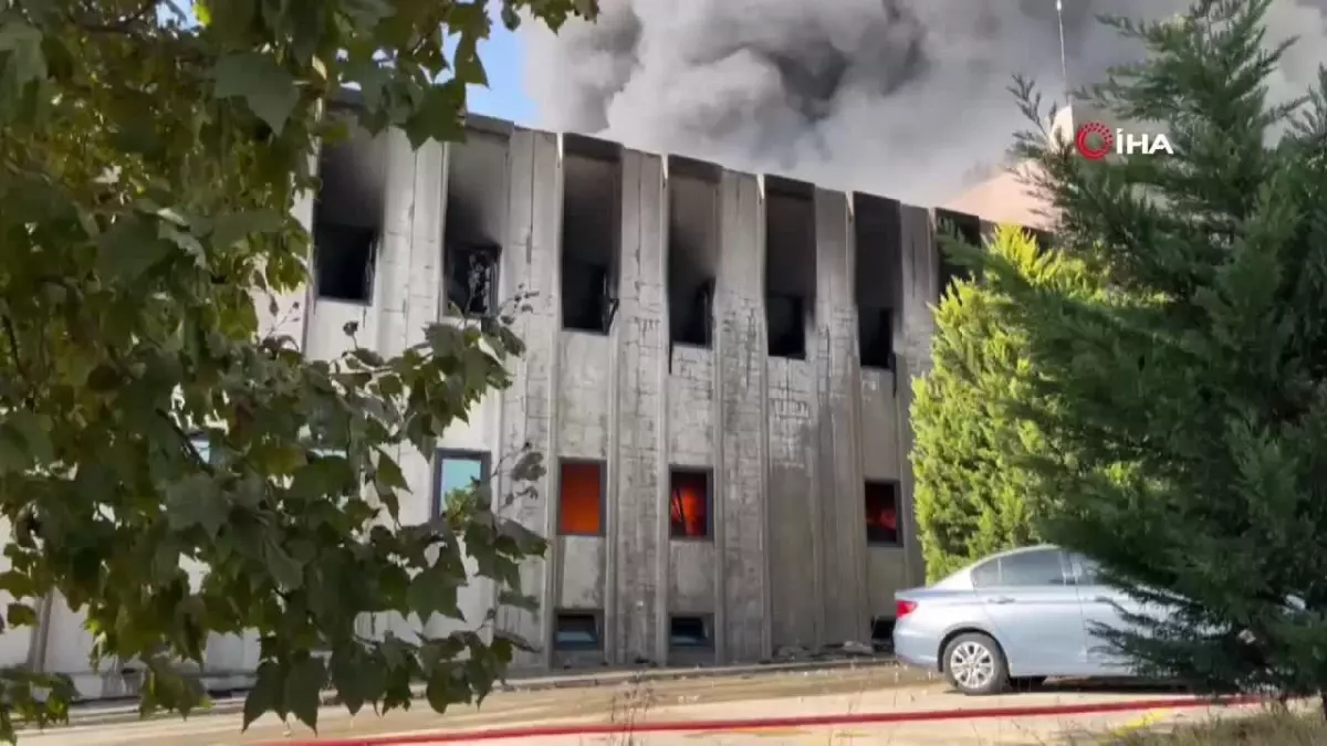 Tekirdağ\'da Fabrika Yangını