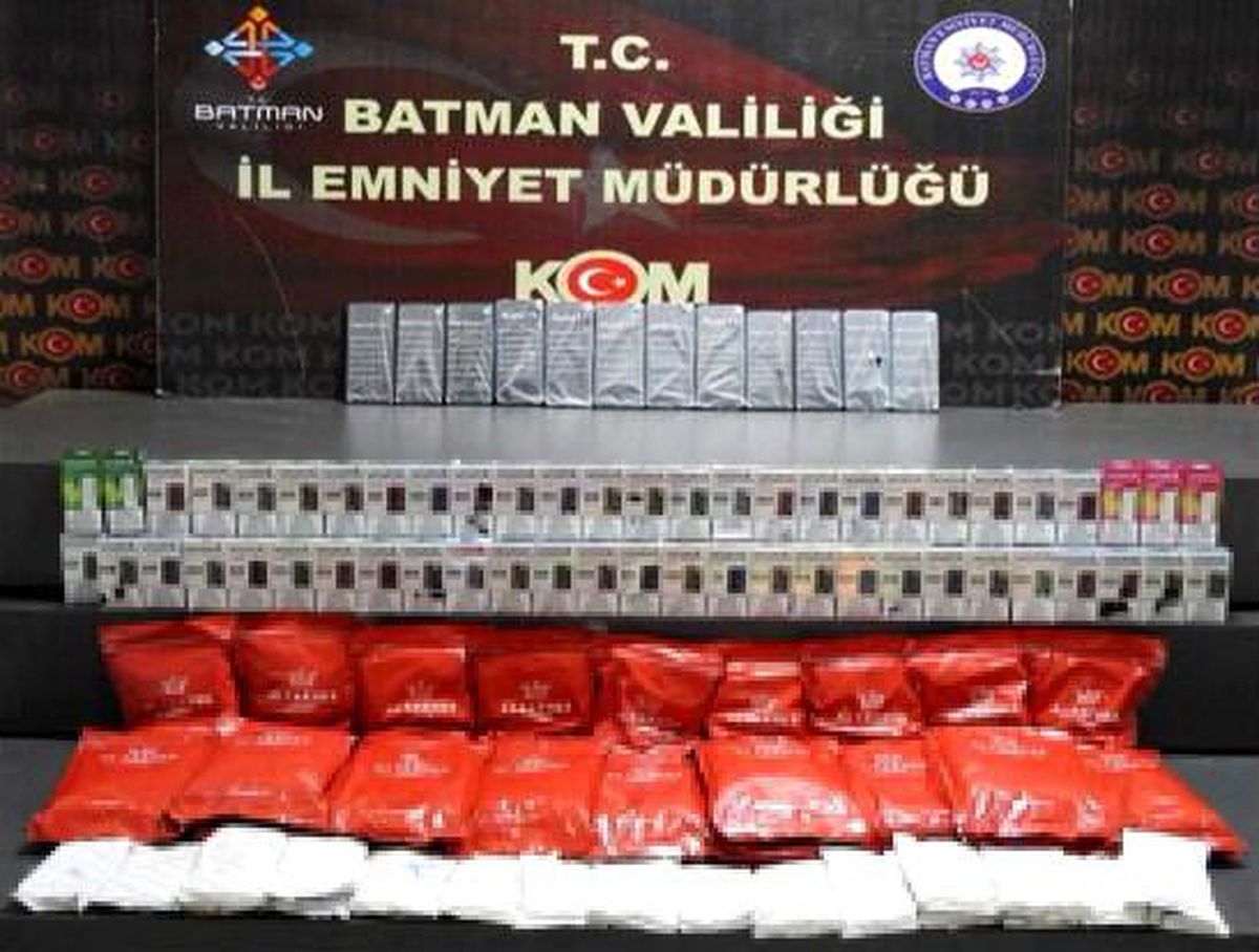 Batman\'da Kaçak Elektronik Eşya Operasyonu