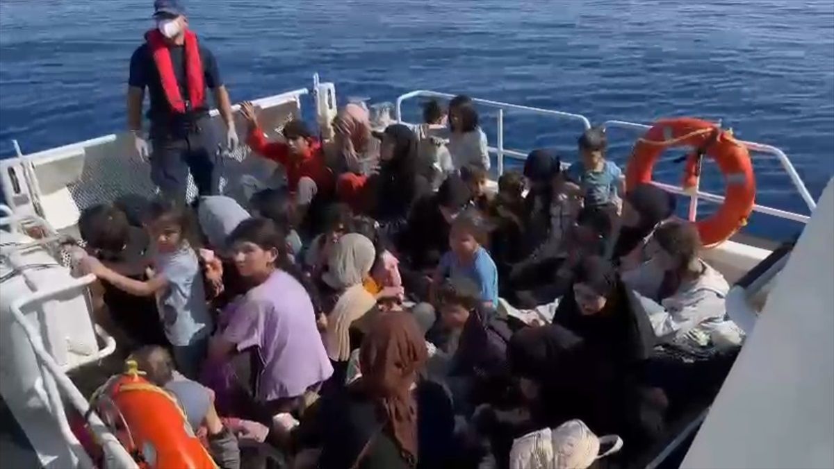 Bodrum\'da 93 Düzensiz Göçmen Yakalandı