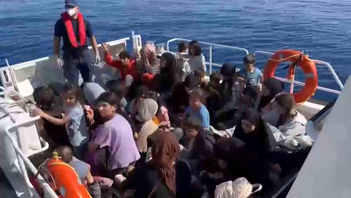 Bodrum\'da 93 Düzensiz Göçmen Yakalandı