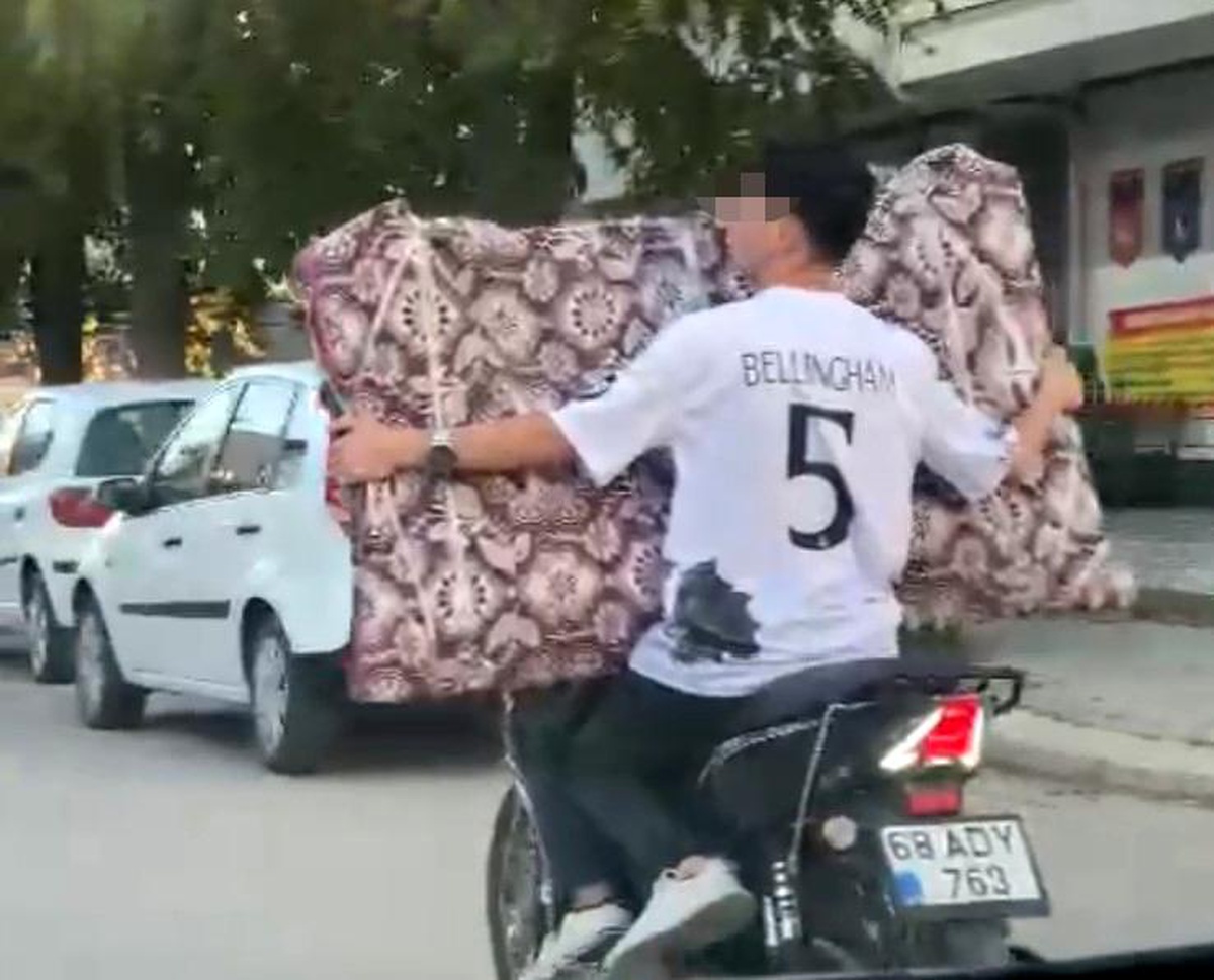 Aksaray\'da Tehlikeli Televizyon Taşıma