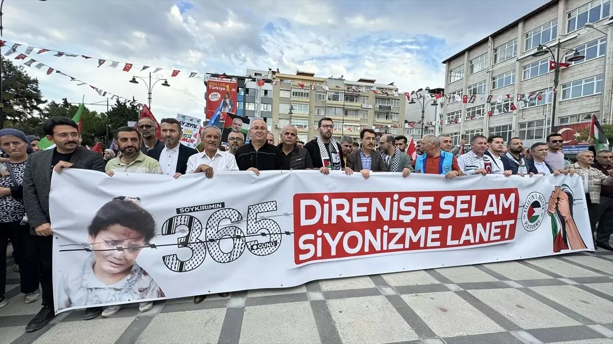 Antalya, Isparta, Burdur\'da Filistin Protestosu