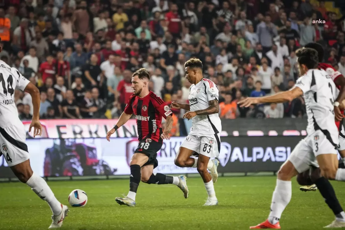 Beşiktaş, Gaziantep ile 1-1 Berabere Kaldı