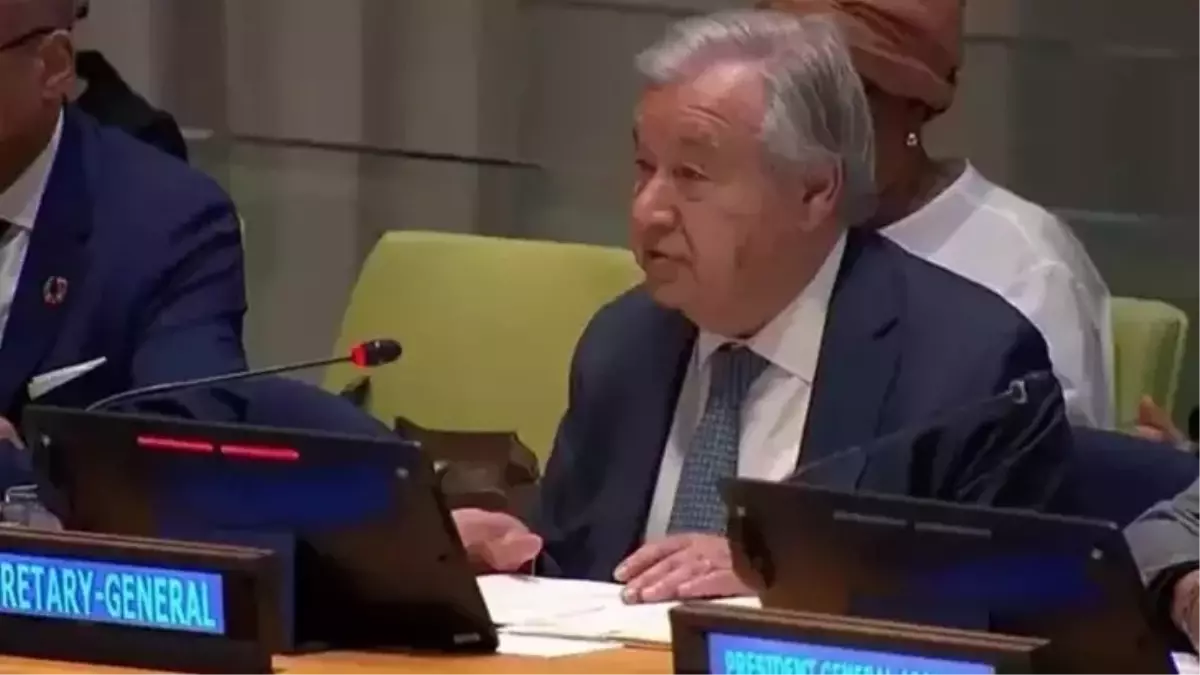 Guterres\'ten Orta Doğu İçin Barış Çağrısı