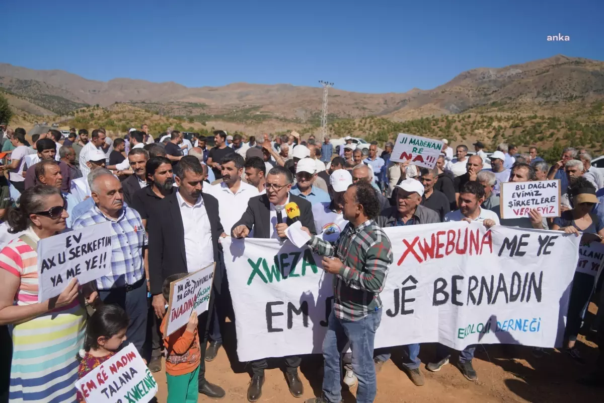 Diyarbakır\'da Maden Çalışmalarına Karşı Ortak Eylem