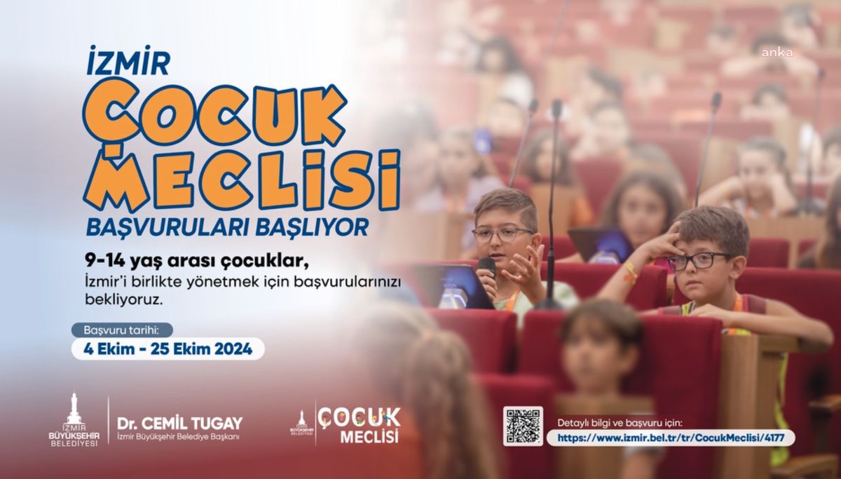 İzmir Çocuk Meclisi\'nin Yeni Dönem Kayıtları Başladı