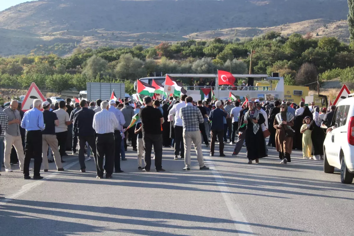 Malatya\'da İsrail Protestosu