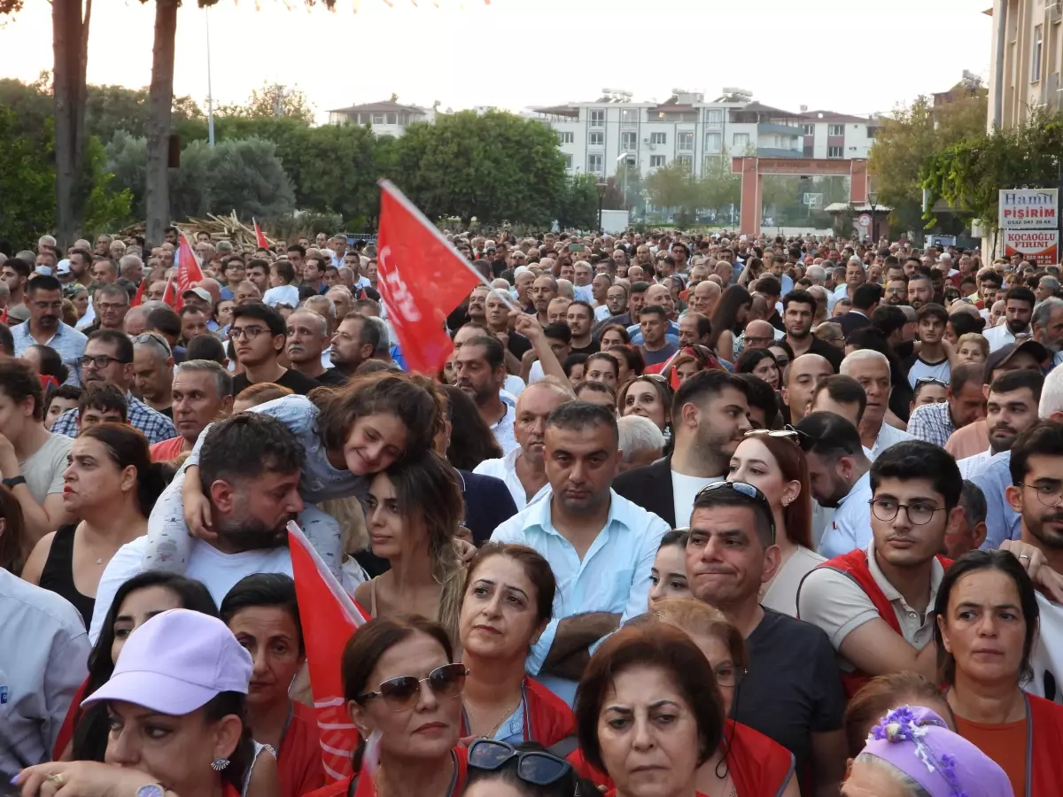 Özgür Özel, Hatay\'da Halk Buluşmasında Konuştu