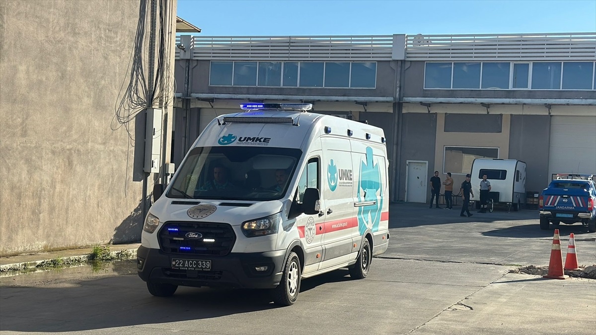Edirne\'de Gıda Laboratuvarında Patlama