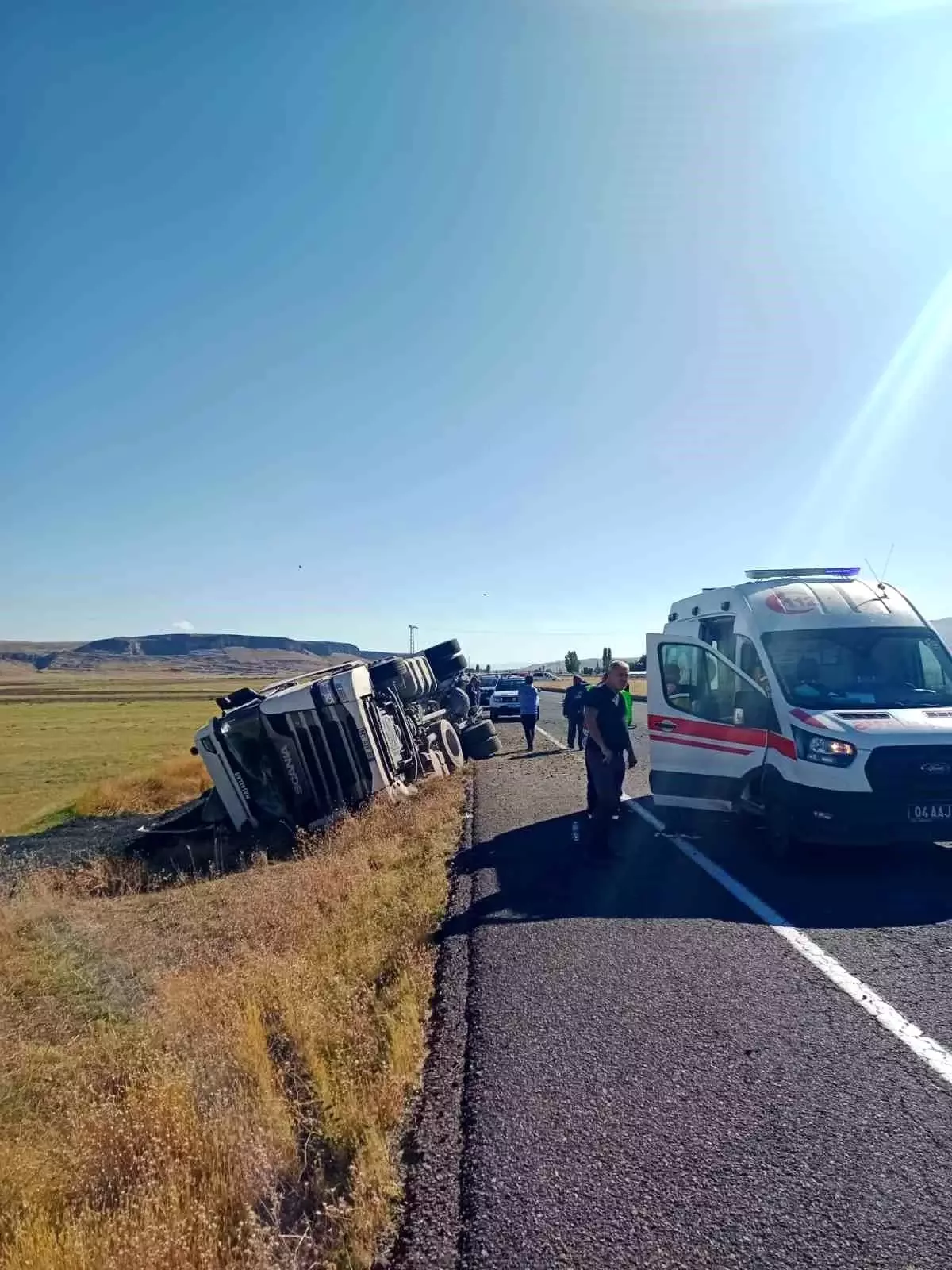 Ağrı\'da Trafik Kazası: 1 Yaralı