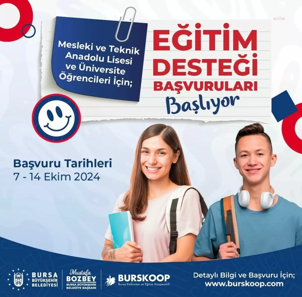 Bursa\'da BURSKOOP Eğitim Desteği İçin Başvurular Başlıyor