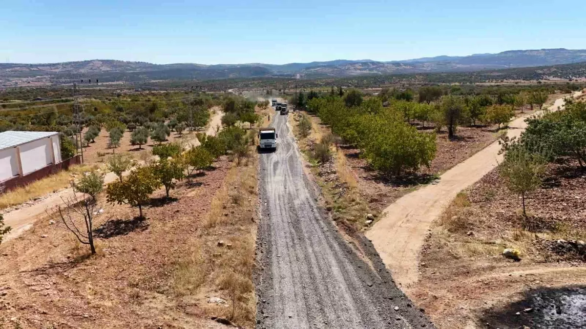 Karpuzkaya Serintepe yolu yenilendi