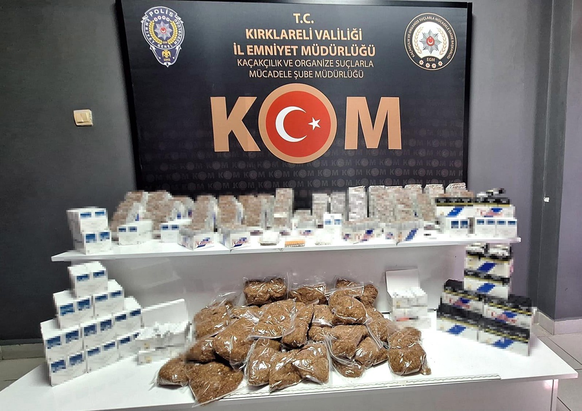 Kırklareli\'nde Kaçakçılık Operasyonu