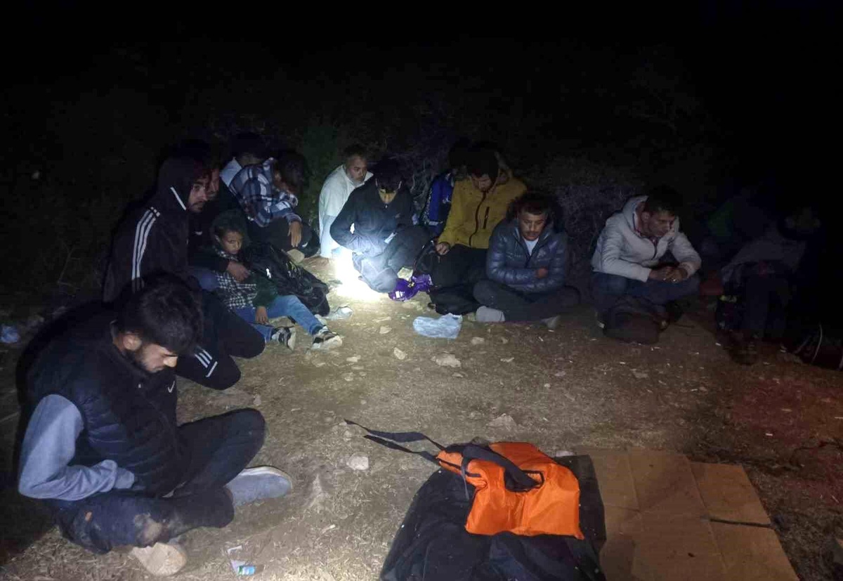Didim\'de 25 Düzensiz Göçmen Yakalandı