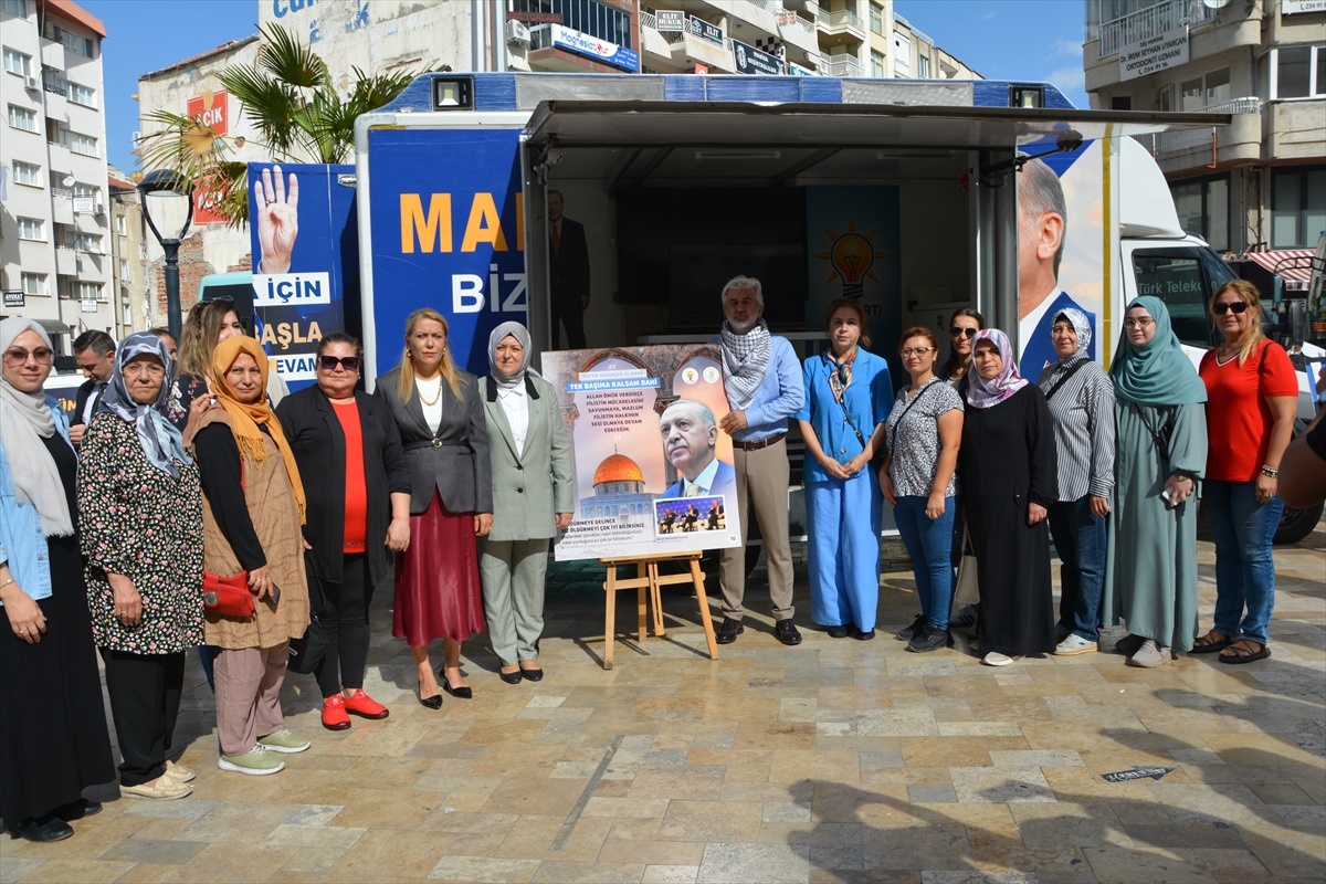 Manisa\'da AK Parti İl Başkanlığından Filistin\'e destek açıklaması