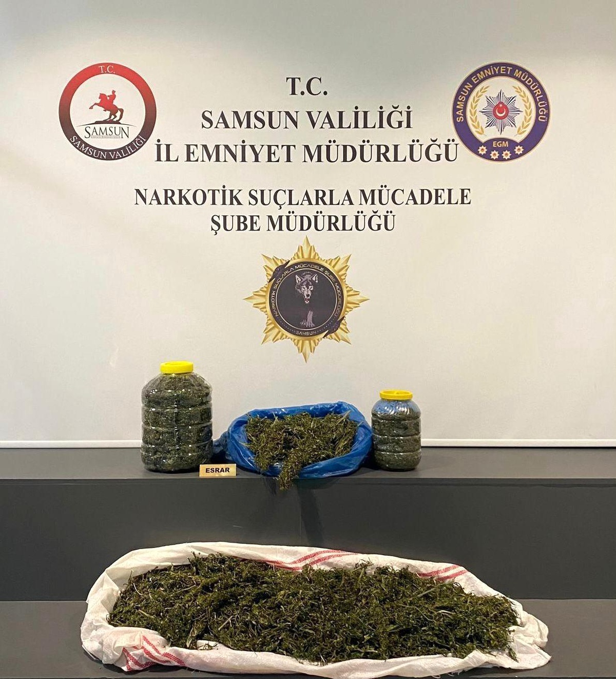 Samsun\'da 6 Kilo Esrar Ele Geçirildi
