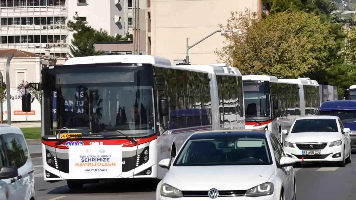 Samsun\'a 10 Yeni Körüklü Otobüs Geliyor