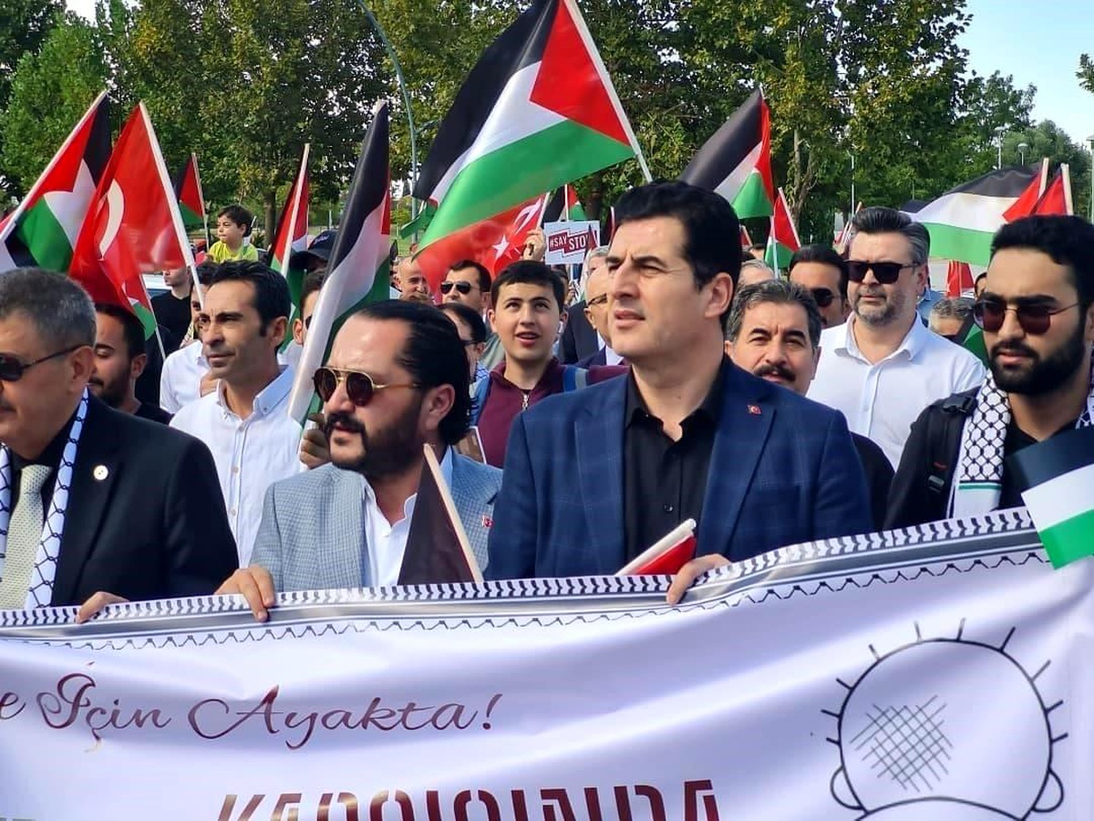 Denizli\'de Gazze İçin Yürüyüş Düzenlendi