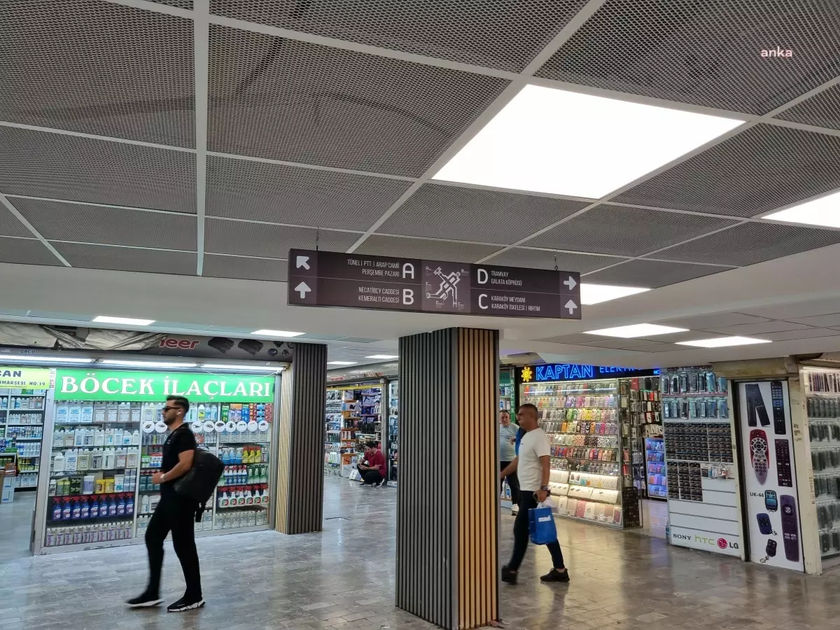 Karaköy Yeraltı Geçidi Yenilendi