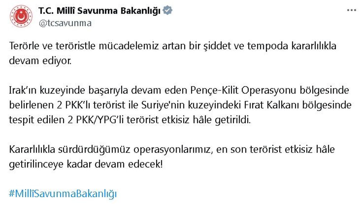 MSB\'den PKK\'ya Darbe