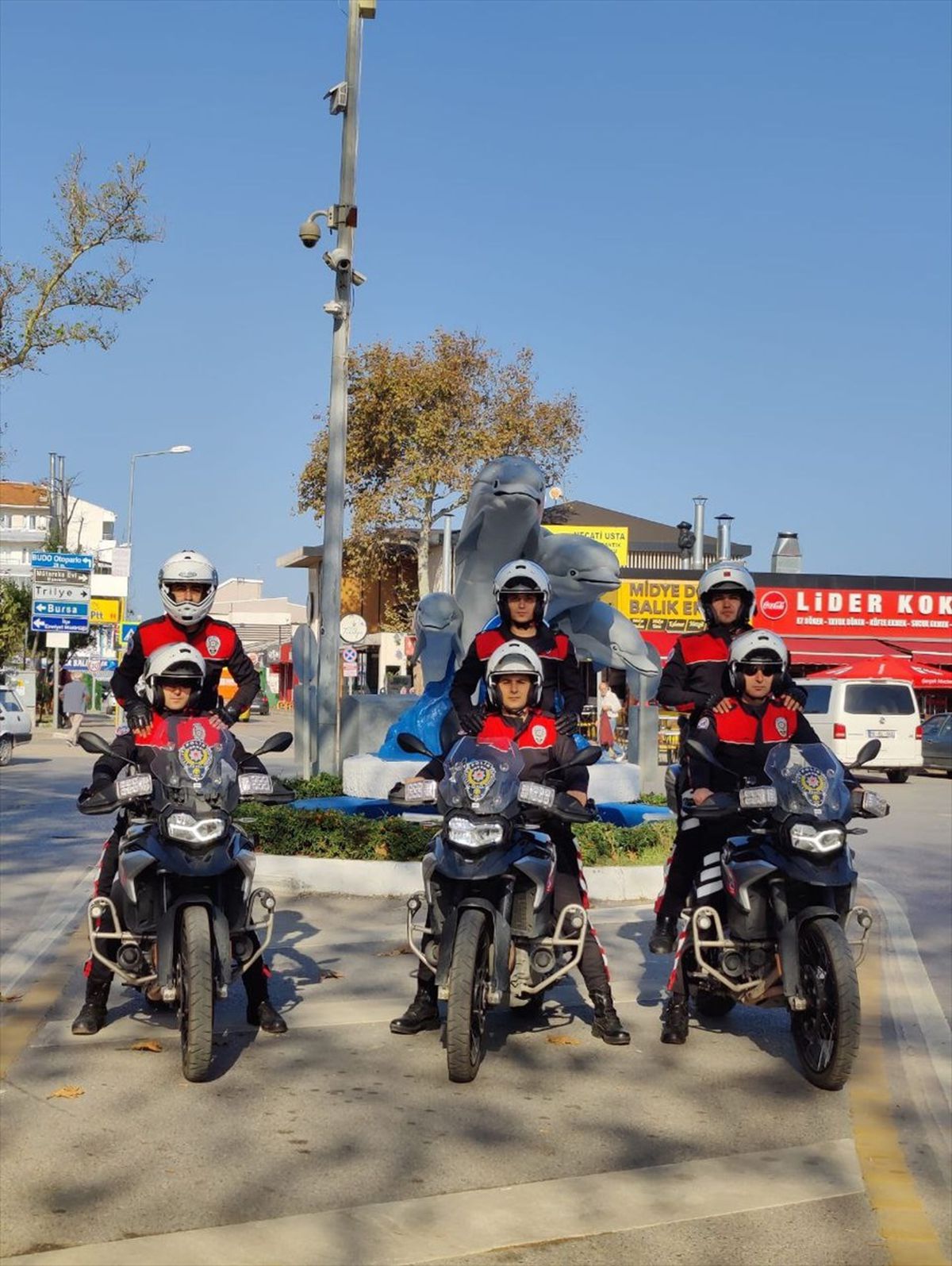 Motosikletli Polisler Huzuru Sağlıyor