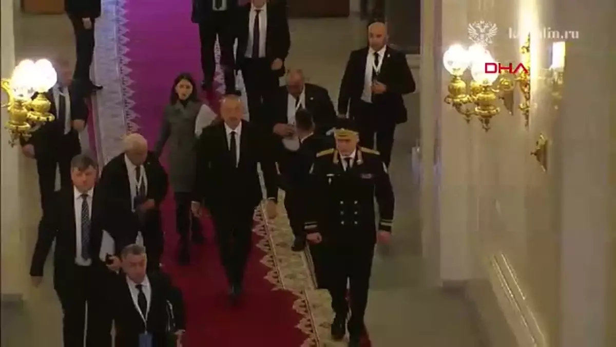 Putin ve Aliyev Moskova\'da Görüştü