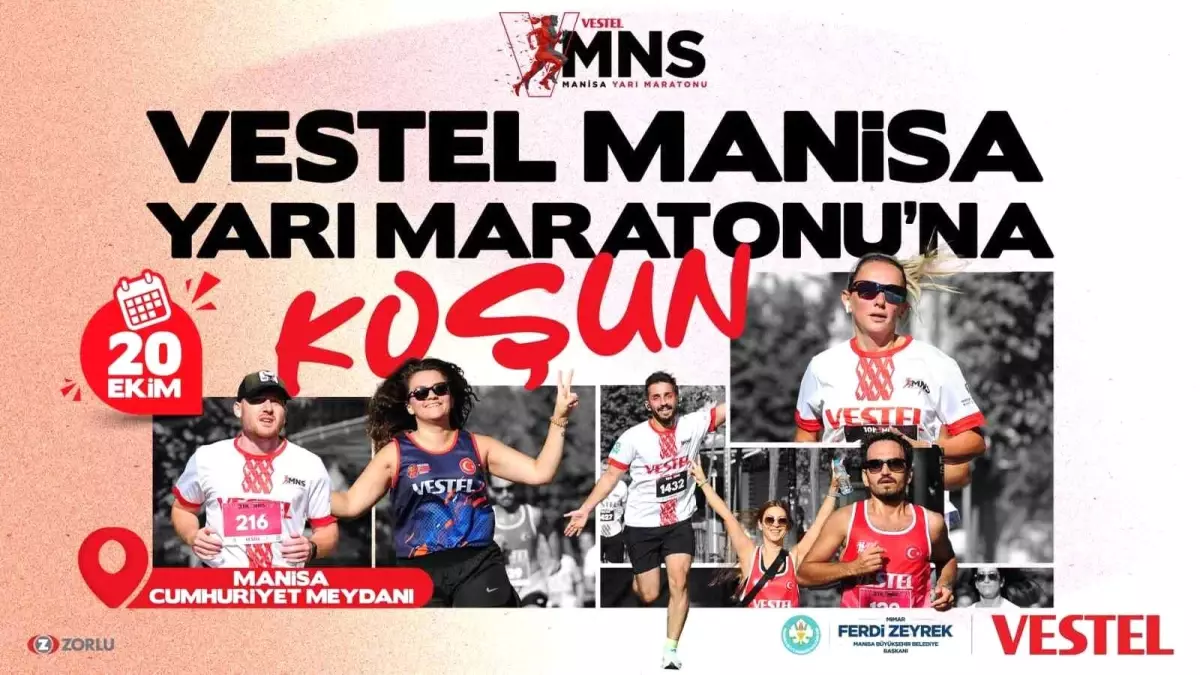 Uluslararası Vestel Manisa Yarı Maratonu İçin Geri Sayım Başladı