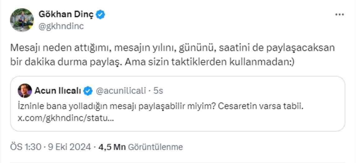 Acun Ilıcalı ve Gökhan Dinç arasındaki 'Abi' tartışması gündem oldu