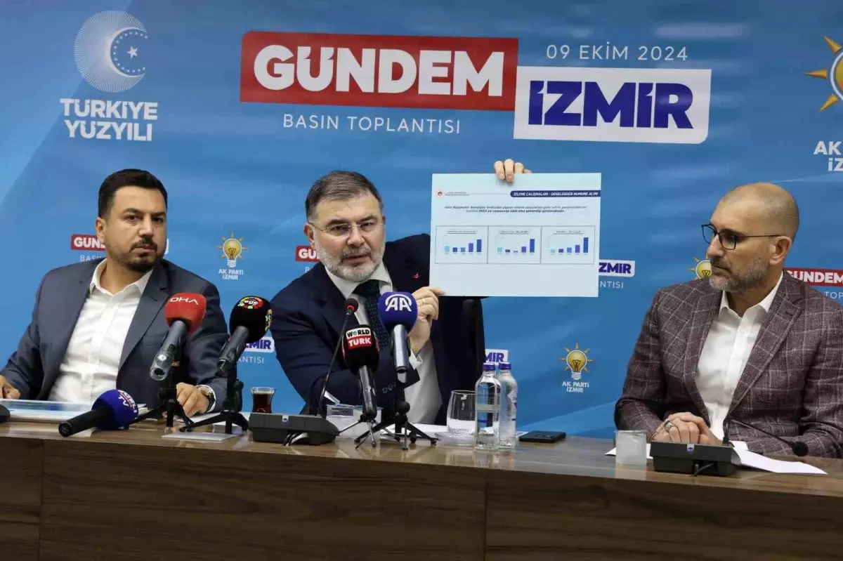 AK Parti İzmir İl Başkanı Saygılı: "Başarısız yönetim İzmir Körfezi\'ni adeta bir zehir çukuruna çevirdi"