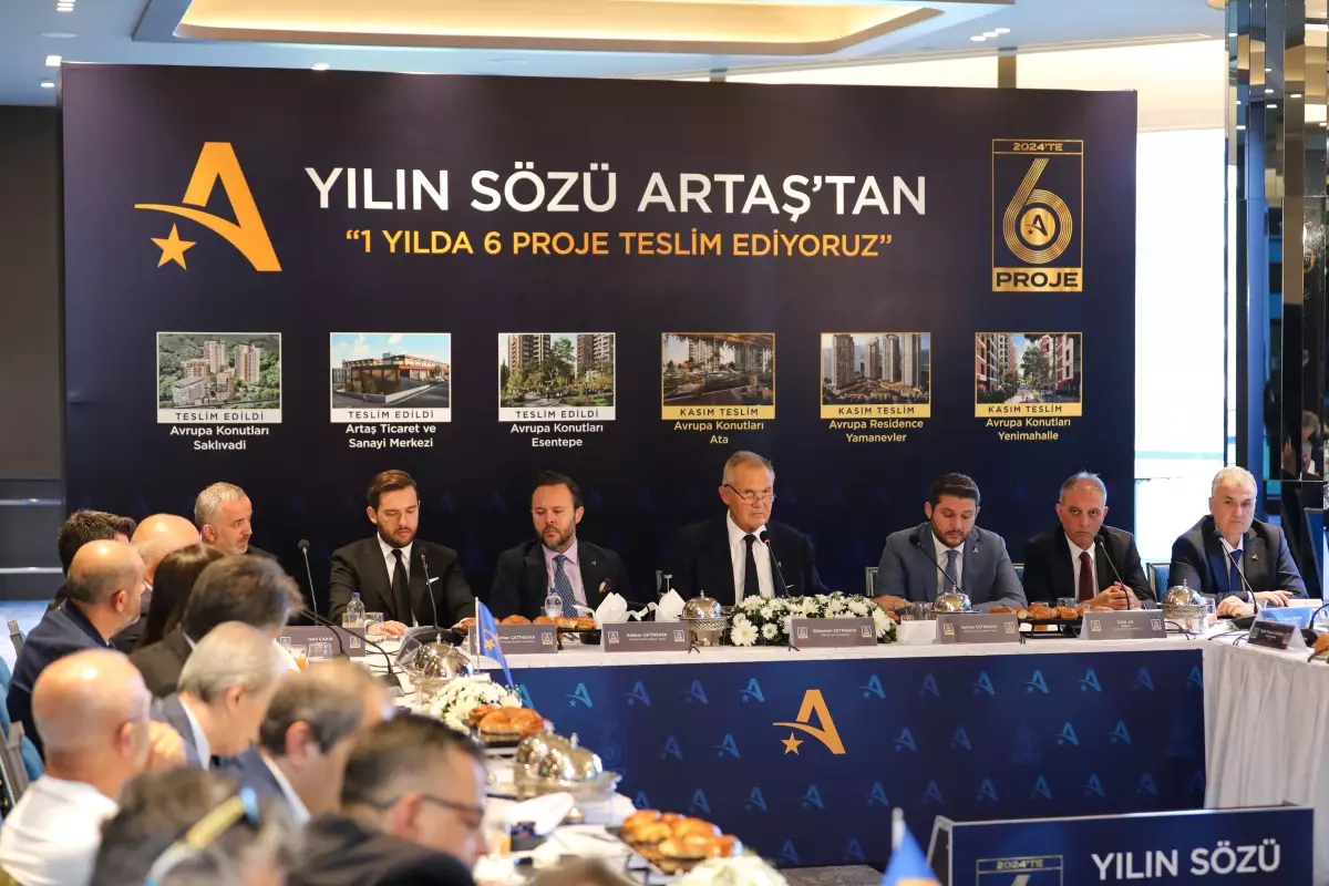 ARTAŞ İNŞAAT BİR SÖZÜNÜ DAHA TUTUYOR, 2024\'TE 6 PROJESİNİ TESLİM EDİYOR