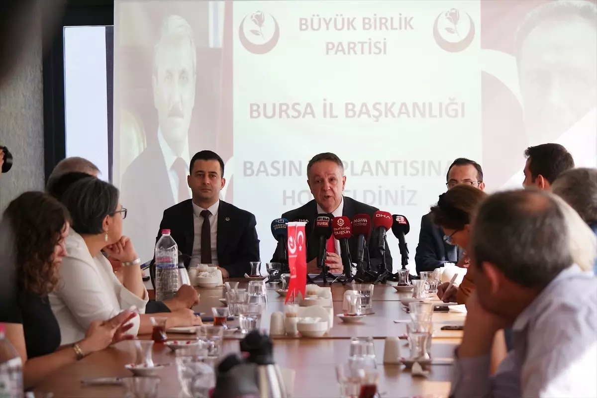 BBP Genel Başkan Yardımcısı Alfatlı, Bursa\'da konuştu Açıklaması