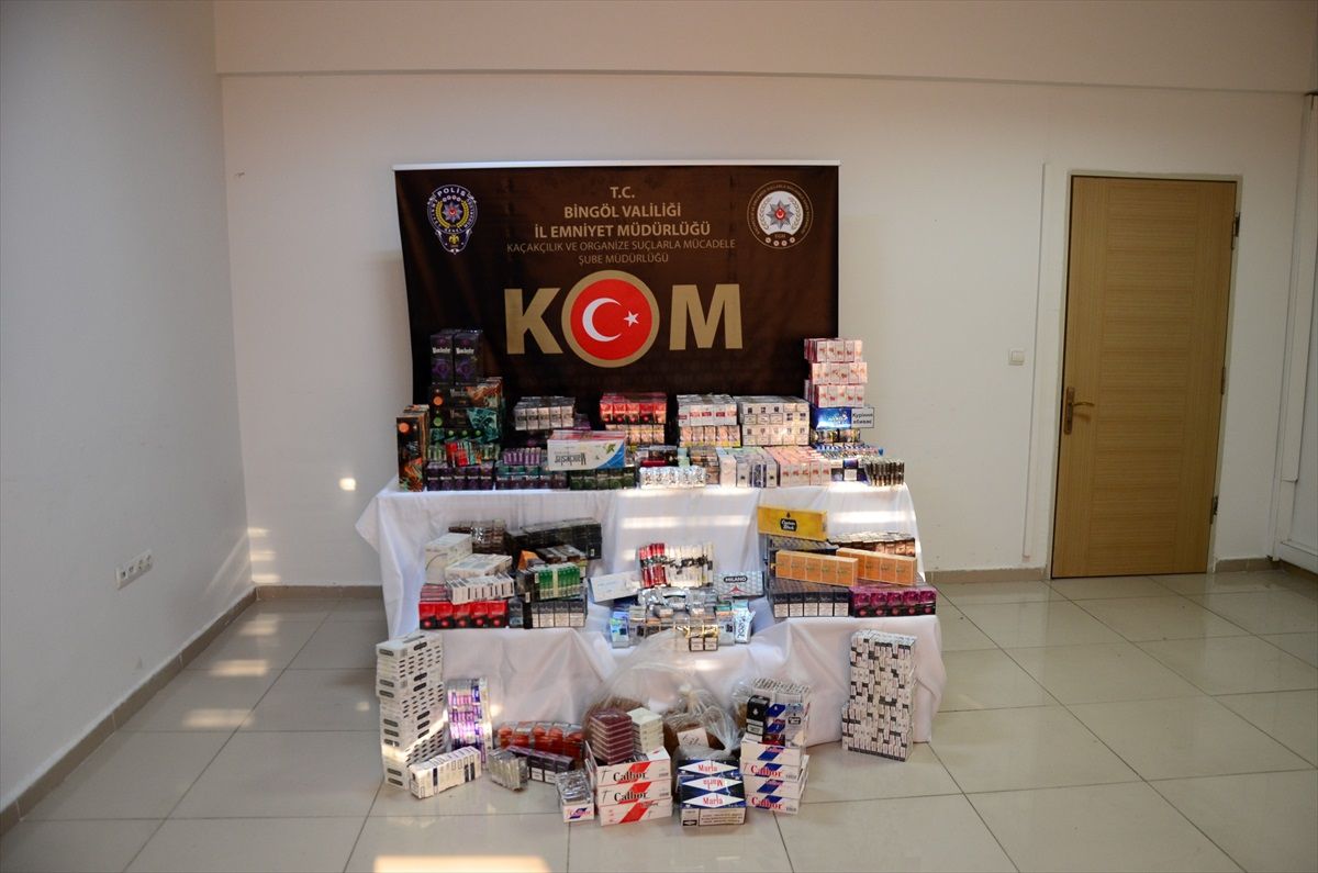 Bingöl\'de Kaçak Tütün Operasyonu